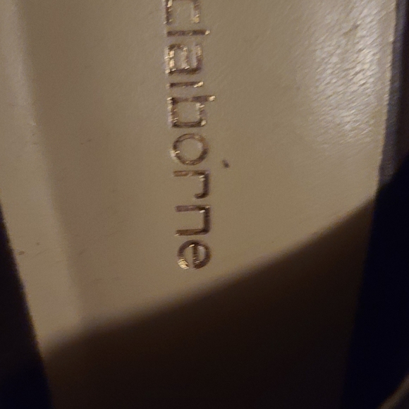 Liz Claiborne Wedge Sandles Brown leather size 6 - Picture 9 of 16